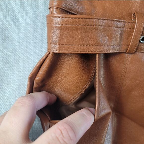 NWT- ALTAR'D STATE Faux Leather Shorts - Picture 4 of 11